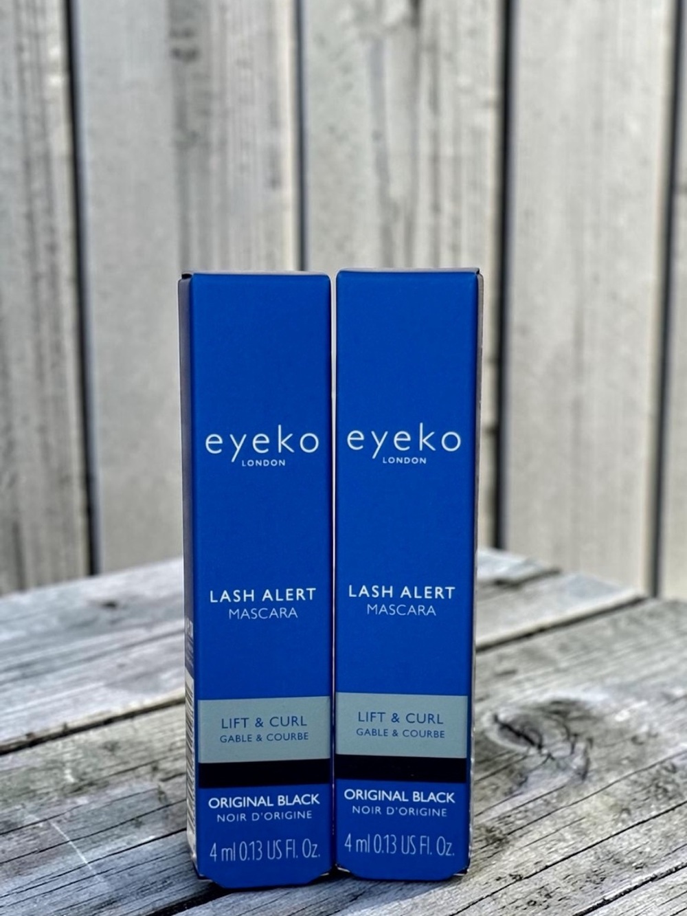 Bundle of 2 eyeko London Lash Alert Mascara Lift and Curl Original Black 4ml NIB